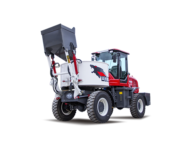 平口自上料搅拌车